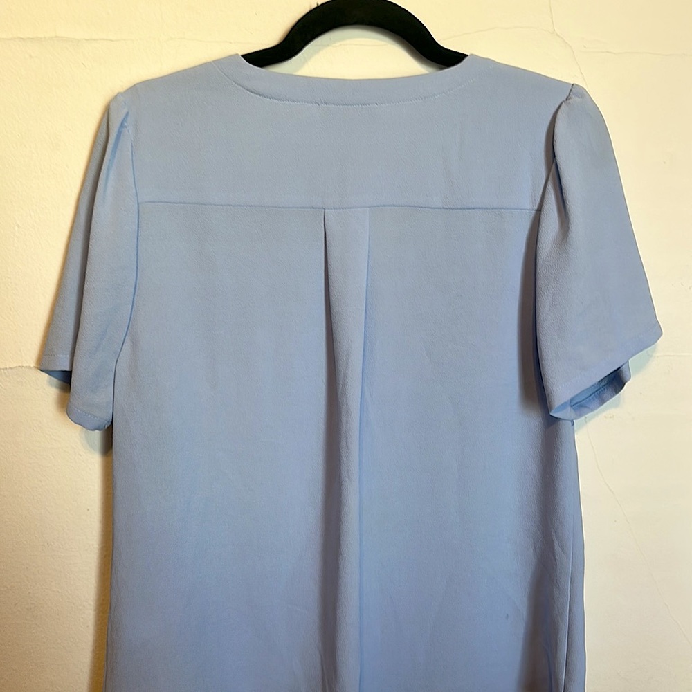 Revolve 1.State Periwinkle blouse - Picture 3 of 4